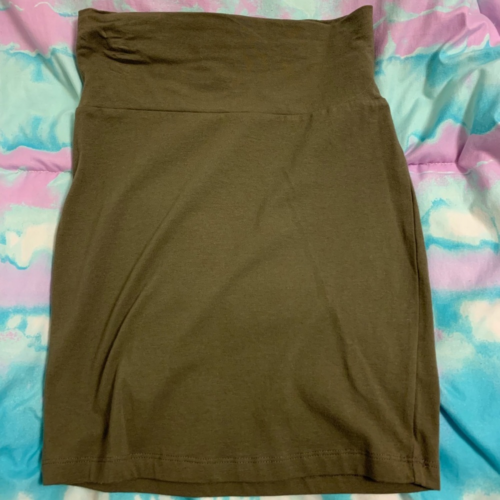 CUTE Army Green BodyCon Skirt 💕